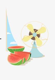 夏日吃瓜风扇图,吃瓜风扇图鉴