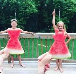 宝宝吃瓜拍照姿势图,萌态十足姿势大盘点